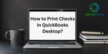 Print Checks in QuickBooks