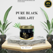 Pure black shillajit